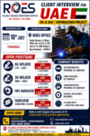 🚨 CLIENT INTERVIEW FOR UAE – OIL & GAS / SHIPBUILDING PROJECT