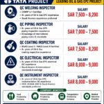 🇸🇦 HIRING FOR KINGDOM OF SAUDI ARABIA (KSA)  TATA PROJECT – Leading Oil & Gas EPC Project