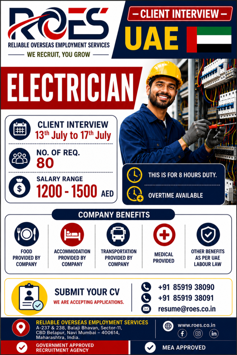 ⚡ UAE Client Interview – Electricians