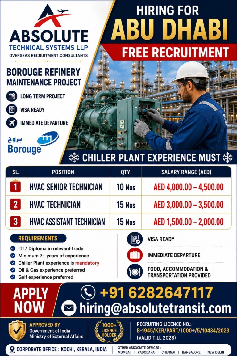 CHILLER PLANT TECHNICIANS
