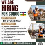 Aryaa International is hiring for an exciting international opportunity in Congo