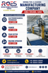 HIRING FOR A LEADING MANUFACTURING COMPANY – ABU DHABI, UAE