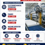 HIRING FOR A LEADING MANUFACTURING COMPANY – ABU DHABI, UAE