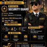 UAE Security Guard Jobs – Urgent Hiring at Golden Manpower