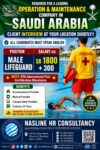 Saudi Arabia Job Vacancy – Male Lifeguard at Nasline HR