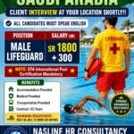 Saudi Arabia Job Vacancy – Male Lifeguard at Nasline HR