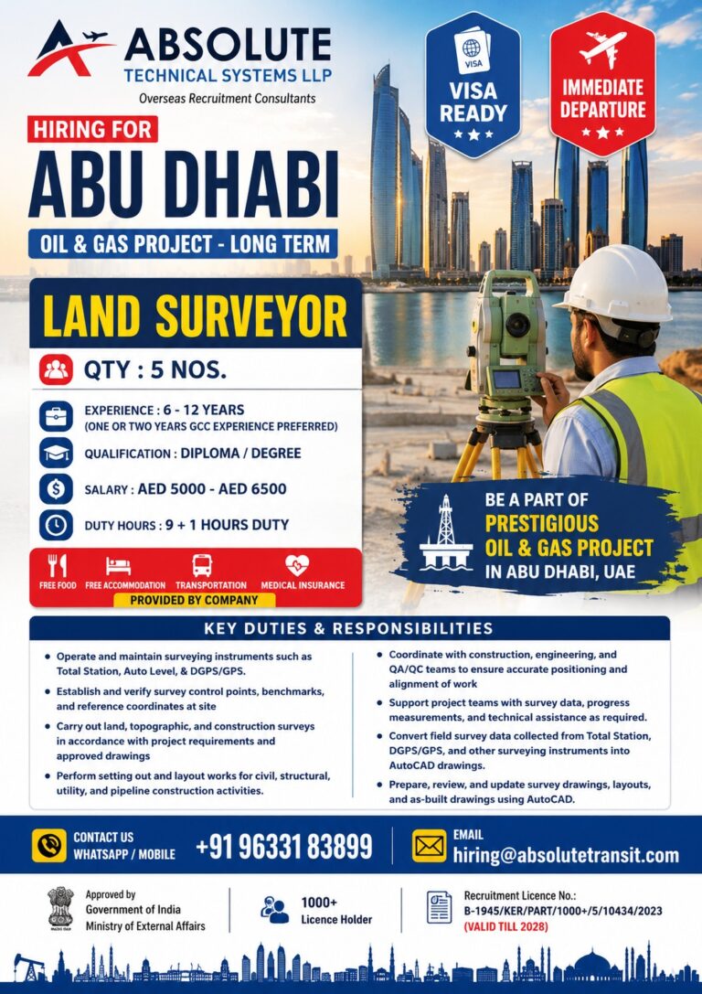 Land Surveyor for Abu Dhabi