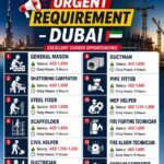 URGENT REQUIREMENT FOR DUBAI