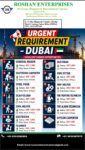 URGENT REQUIREMENT FOR DUBAI