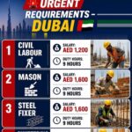 URGENT REQUIREMENT FOR DUBAI