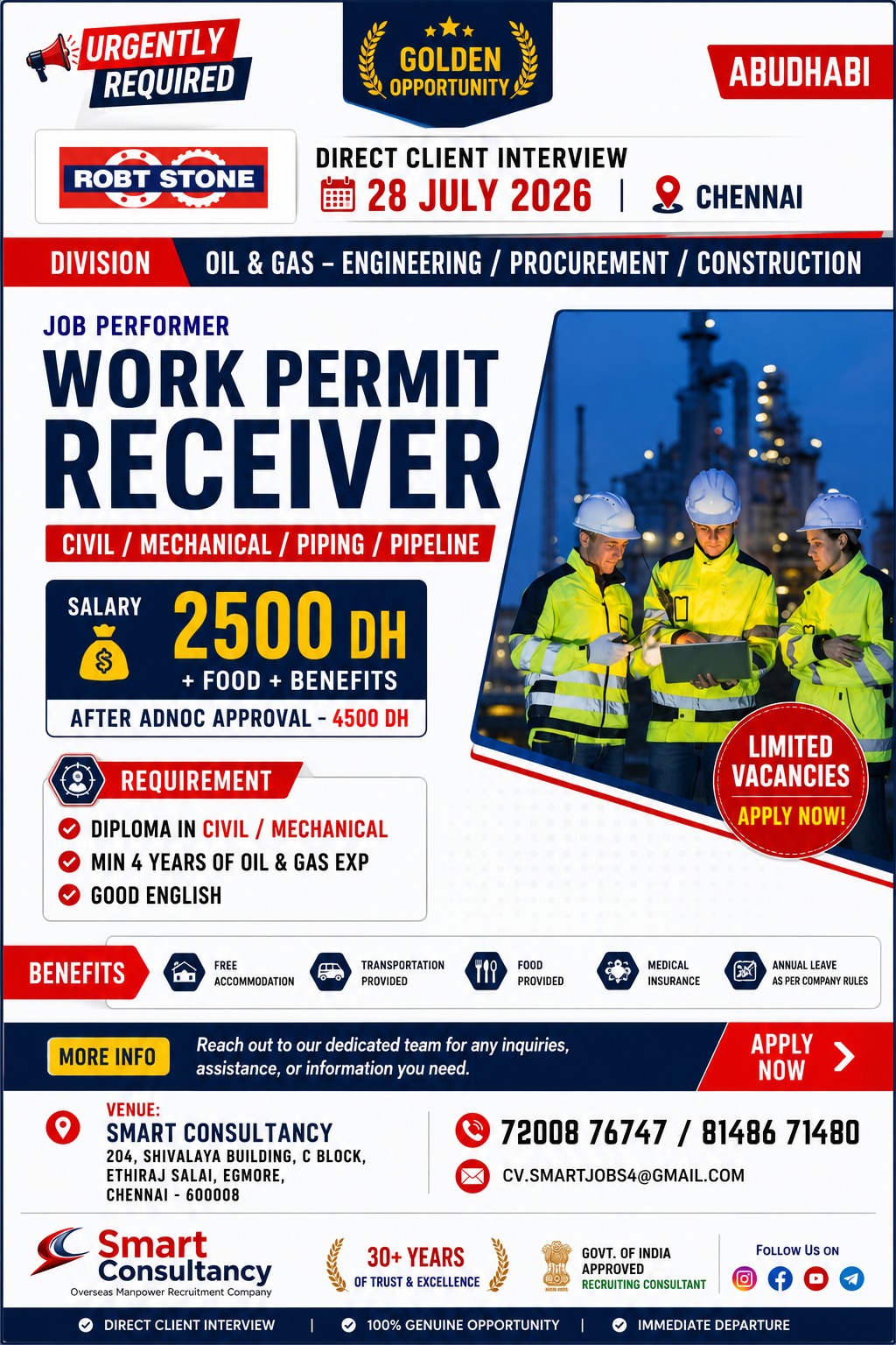 Abu Dhabi Direct Client Interview A leading Oil & Gas company