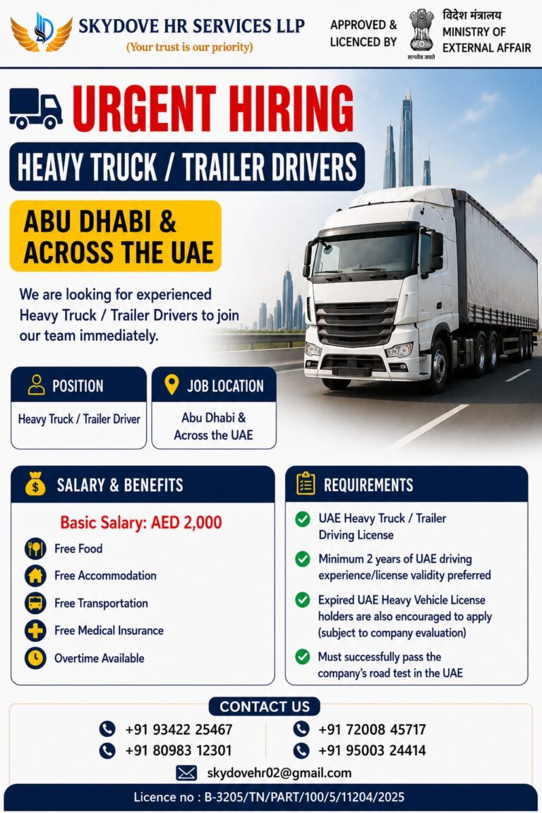 HEAVY TRUCK / TRAILER DRIVERS