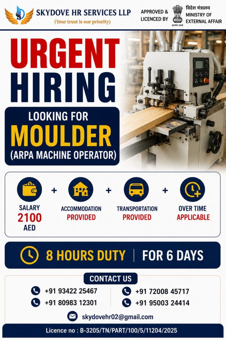 MOULDER (ARPA MACHINE OPERATOR