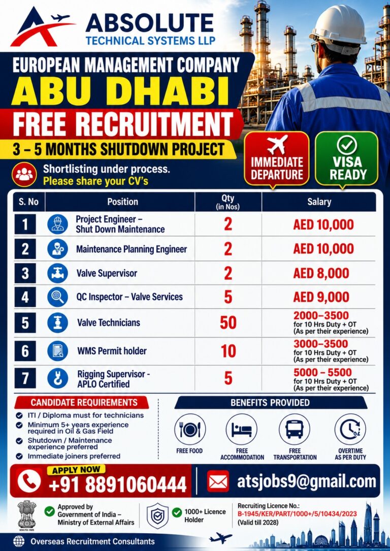 SHUTDOWN PROJECT – ABU DHABI
