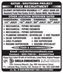 Qatar Shutdown Jobs – Free Recruitment at Shella Consultants