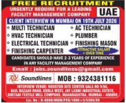 UAE Job Vacancy – Free Recruitment at Soundlines