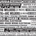 Russia Velestroy Job Vacancy – TIG & ARC Welders Urgently Needed