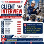 Saudi Arabia Jobs – Urgent Hiring at H.R. International