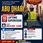 Abu Dhabi Job Vacancy – Lifting Supervisor at Absolute Technical Systems