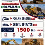 Poclain operator and Shovel Operator Job in Saudi Arabia