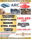 Dubai Job Vacancy – Urgent Hiring at Roots Recruitment