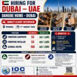 Dubai Job Vacancy – Furniture Carpenter & Helper Jobs at IOC Services