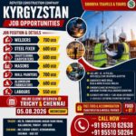 Kyrgyzstan Job Vacancy – Urgent Hiring at Sooriya Travels & Tours