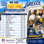 Greece Job Vacancy – Urgent Hiring at Heavelin Recruitment
