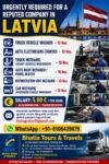 URGENTLY REQUIRED FOR A REPUTED COMPANY IN LATVIA