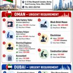 Oman and Dubai Job Vacancy – Hiring at Roshan Enterprises