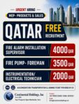 Qatar Job Vacancy – Free Recruitment at Continental Holdings