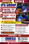 Qatar Welder Jobs – Urgent Hiring at Omega International