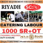 Saudi Arabia Catering Labour Jobs – Roots Recruitment