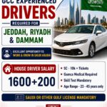 Saudi Arabia Driver Jobs – Hiring at Haleema Enterprises