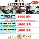 Saudi Arabia Driver Jobs – Mega Recruitment at Roots Recruitment