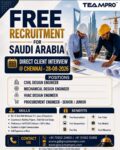 Saudi Arabia Free Recruitment – Engineering Hiring at TEAMPRO