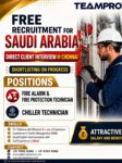 Saudi Arabia Job Vacancy – Free Recruitment at Teampro