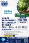 Saudi Arabia Job Vacancy – Environment Officer at Nasline HR