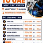 UAE Job Vacancy – Industrial Hiring at FQ International