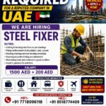 Steel Fixers – RCC Required for UAE