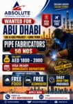 UAE Job Vacancy – Pipe Fabricators Urgently Required