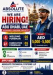 UAE Job Vacancy – Absolute Technical Systems Hiring