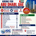 UAE Job Vacancy – Direct Client Interview in Bangalore