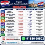 Croatia Job Vacancy – Urgent Hiring at Shella Overseas