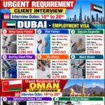 Dubai & Oman Job Vacancy – Roshan Enterprises Patna