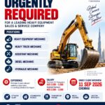 Dubai Heavy Equipment Jobs – Urgent Hiring at Smart Consultancy