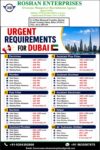 Dubai Job Vacancy – Urgent Hiring at Roshan Enterprises