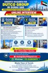 URGENTLY REQUIRED FOR DUTCO GROUP (PILING & GROUND ENGINEERING DIVISION) – DUBAI – UAE