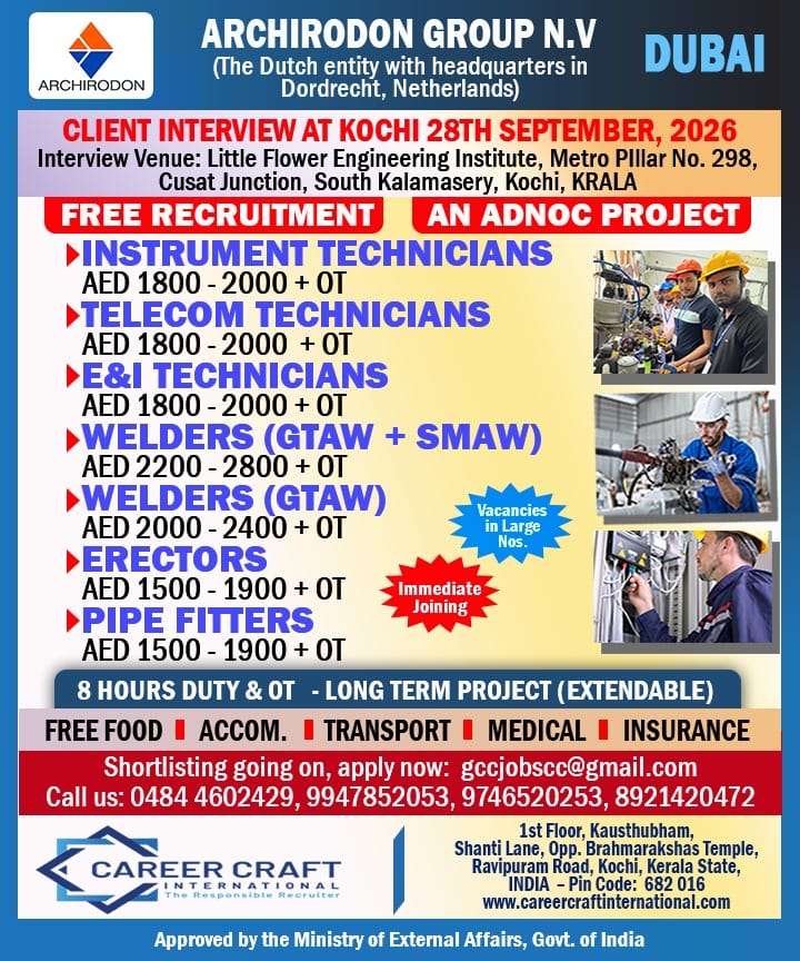 Dubai Job Vacancy – Archirodon Group Client Interview