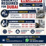 Dubai Jobs Urgent Vacancy – Fine International Consultants
